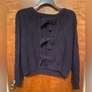 NWOT Plus Size Navy Cardigan Sweater